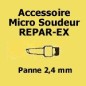 Panne de Rechange 2,4 mm Repar‑ex – Pour Mini Chalumeau Soudeur LK20 Panne de Rechange 2,4 mm Repar‑ex – Pour Mini Chalumeau Soudeur LK20