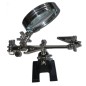 Troisième Main avec Loupe – Pied lourd en fonte pour travaux minutieux Troisième Main avec Loupe – Pied lourd en fonte pour travaux minutieux