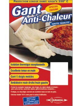 LOT DE 2 GANTS ANTI-CHALEUR DURANDAL