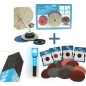 Pack Flexoplan Basic+ Kaindl – Plateaux 75 & 125 mm + 35 abrasifs + gomme Pack Flexoplan Basic+ Kaindl – Plateaux 75 & 125 mm + 35 abrasifs + gomme