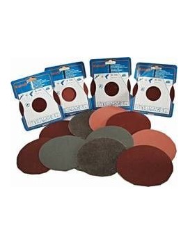 Pochette de 5 DISQUES ABRASIFS POUR PLATEAU DE PONCAGE KAINDL GRAINS TRES FINS 125mm