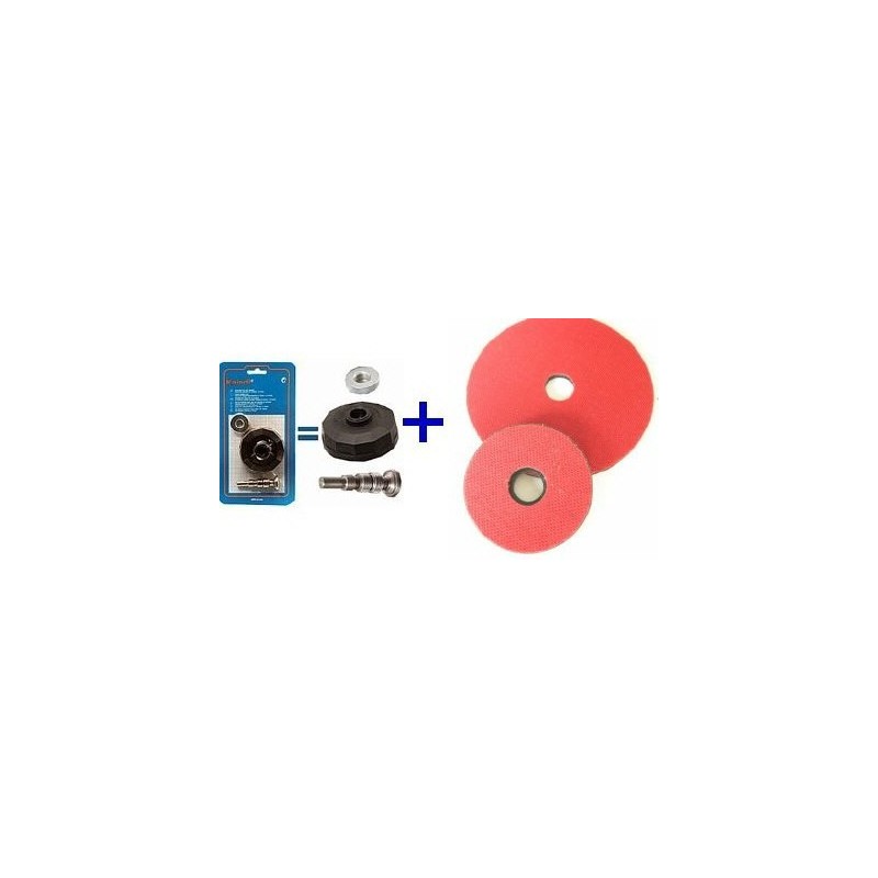 Kit velcros & axe de rechange Kaindl – Pour plateau de ponçage Flexoplan Kit velcros & axe de rechange Kaindl – Pour plateau de ponçage Flexoplan