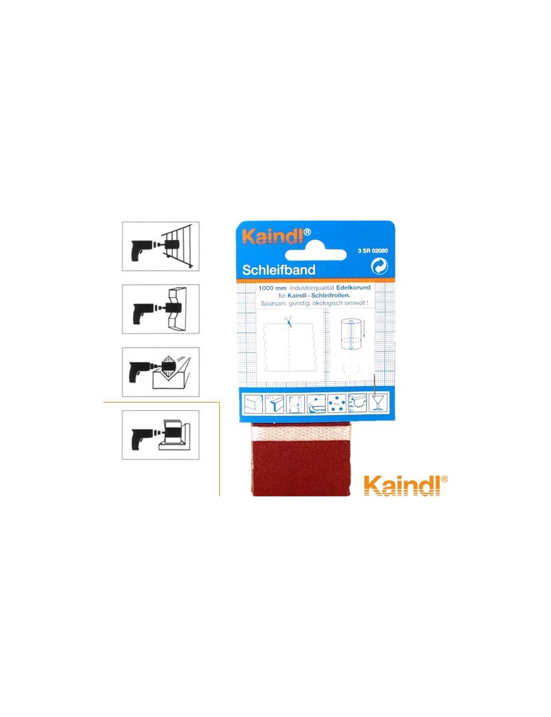 BANDES ABRASIVES POUR ROULETTES DE PONCAGE KAINDL GROS GRAINS