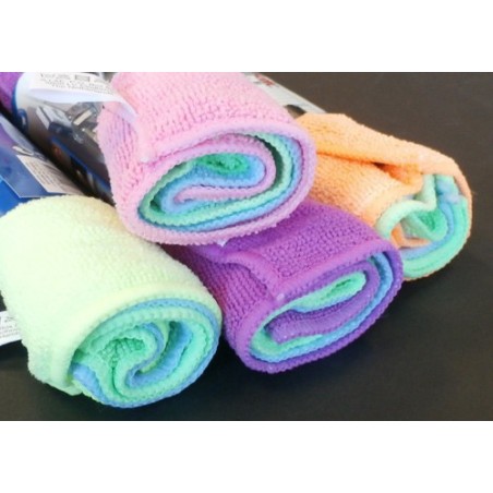 SET DE 3 CHIFFONS MICROFIBRES 30 X 30