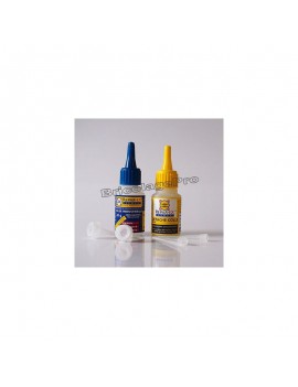 Lot de colle Repar-ex 1 flacon de 10 g de colle 1 détache colle de 10 ml