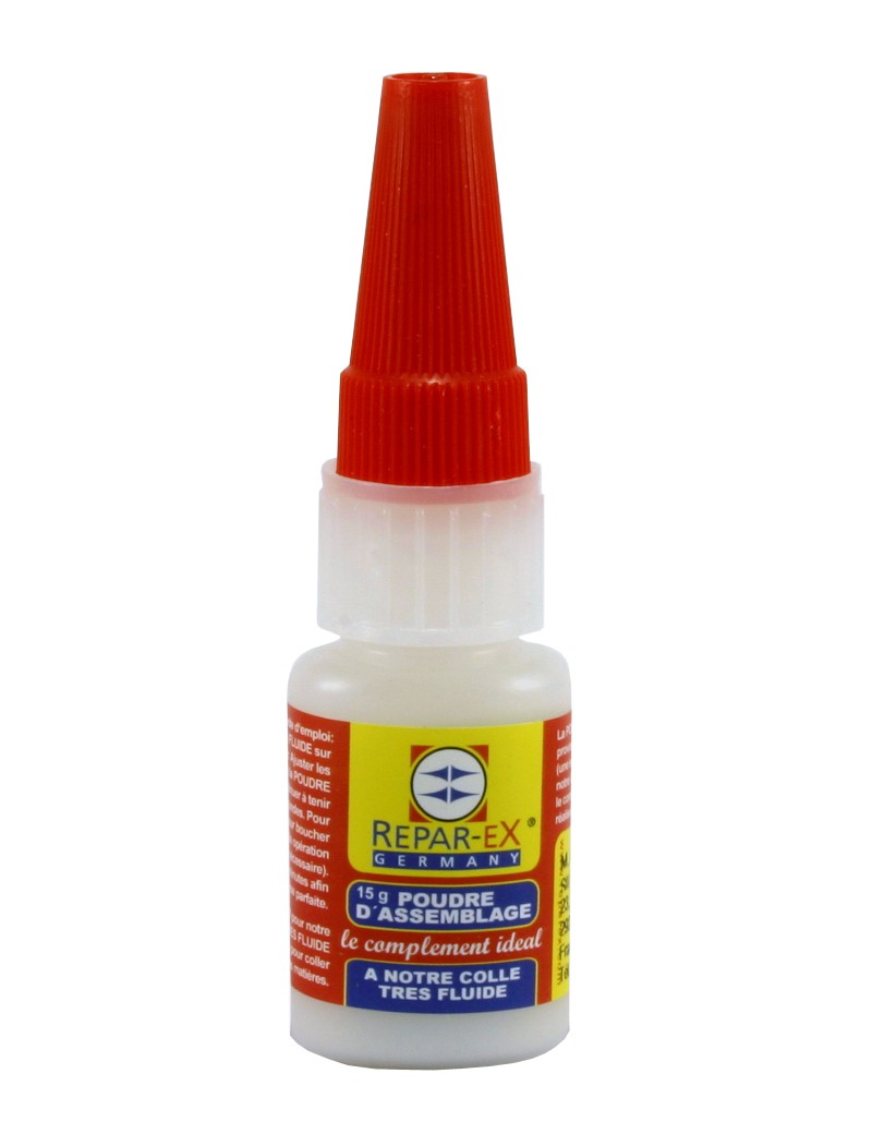 Additif d'assemblage reparex en flacon de 15 grammes Additif d'assemblage reparex en flacon de 15 grammes