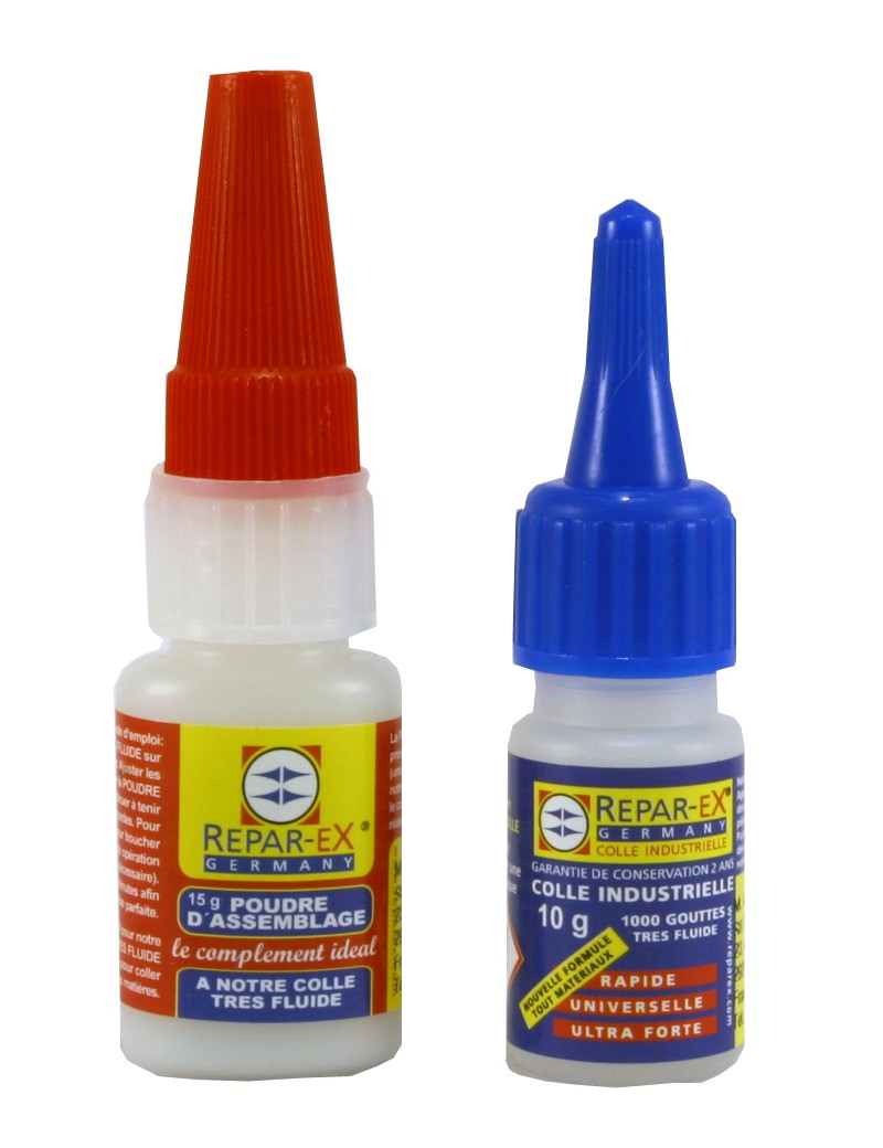 Lot une colle Repar_ex et une poudre d'assemblage reparex Lot une colle Repar_ex et une poudre d'assemblage reparex