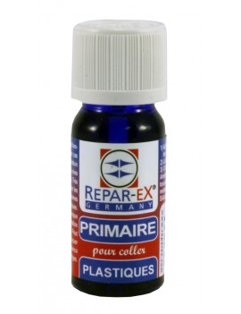 Un flacon de primaire de colle Repar-ex de 10 ml