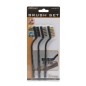 HANDY TOOLS – Jeu de 3 brosses nylon / laiton / acier inox HANDY TOOLS – Jeu de 3 brosses nylon / laiton / acier inox