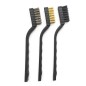 HANDY TOOLS – Jeu de 3 brosses nylon / laiton / acier inox HANDY TOOLS – Jeu de 3 brosses nylon / laiton / acier inox