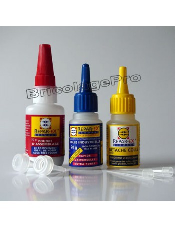 Lot De Colle Repar-ex Une Colle 20g Et Un Additif D'assemblage 30g