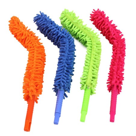 Plumeau XL microfibre chenille – Flexible, déhoussable, anti‑poussière