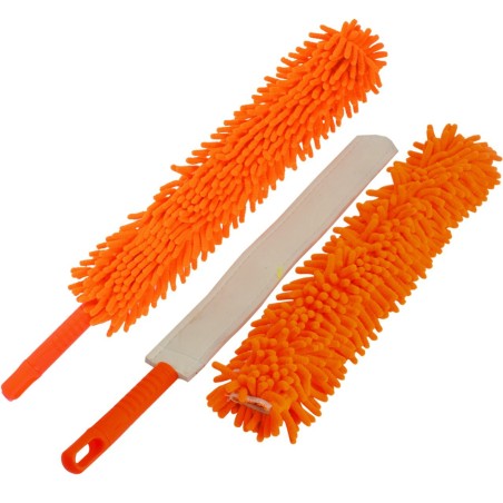 Plumeau XL microfibre chenille – Flexible, déhoussable, anti‑poussière