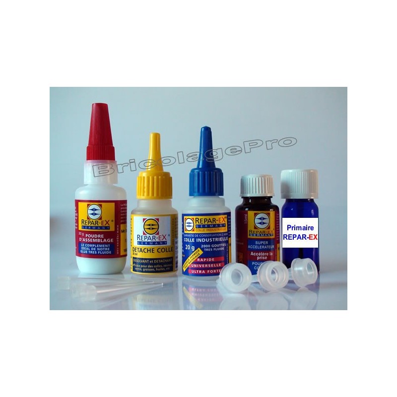 Repar-ex - 5 produits de collage plus la colle textile tissu Reparex Repar-ex - 5 produits de collage plus la colle textile tissu Reparex