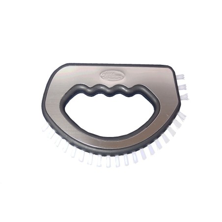 Brosse inox AquaLASER – Nettoyage joints carrelage + microfibre