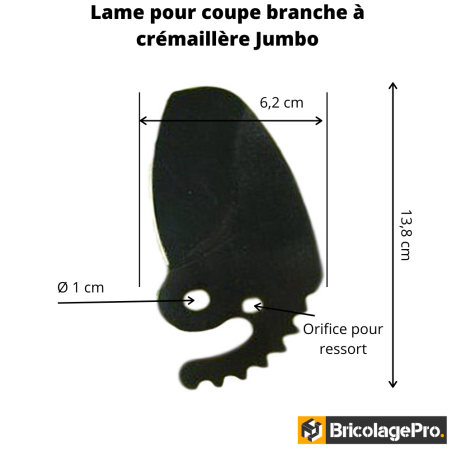 Lame de Rechange pour Cisaille Modèle “PRO” JUMBO