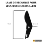Lame et ressort de rechange pour sécateur à crémaillère Lame et ressort de rechange pour sécateur à crémaillère