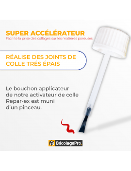 Accelerateur Reparex pour colle forte super glue