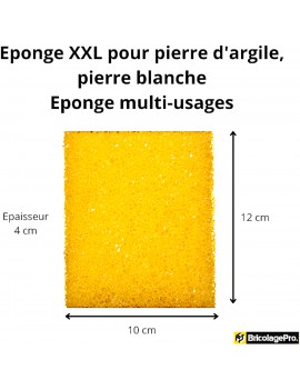 La Pierre d'Argent ® 500 GR + Maxi Eponge Alvéolée - Un produit naturel à  base