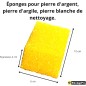 Éponges pour pierre d’Argent / Pierre d’Argile – Formats XXL & S (3 lots au choix) Éponges pour pierre d’Argent / Pierre d’Argile – Formats XXL & S (3 lots au choix)