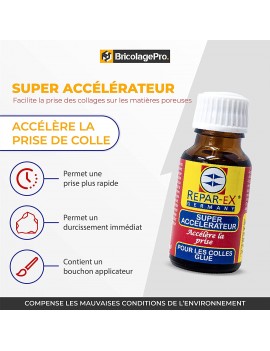 Accelerateur de colle forte reparex