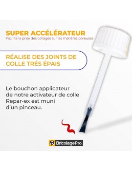 BRICOLAGEPRO - Flacon de Détache Colle - Dissolvant Colle Forte - Tous  Supports - Flacon de 10ml : : Bricolage