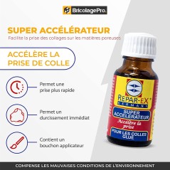 Repar-ex - 5 produits de collage plus la colle textile tissu Reparex