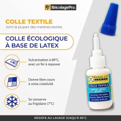 Repar-ex - 5 produits de collage plus la colle textile tissu Reparex