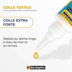 Repar-ex - 5 produits de collage plus la colle textile tissu Reparex