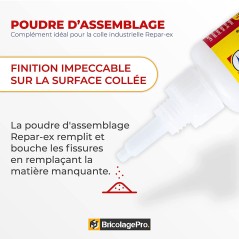 Repar-ex - 5 produits de collage plus la colle textile tissu Reparex