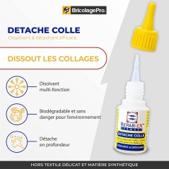 Repar-ex - 5 produits de collage plus la colle textile tissu Reparex