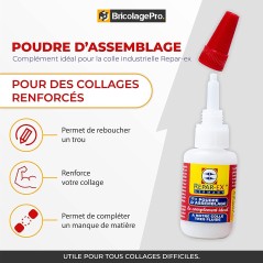 Repar-ex - 5 produits de collage plus la colle textile tissu Reparex
