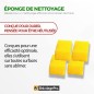 Éponges de nettoyage multi‑usages – Pierre d’argent, pierre blanche, pierre d’argile