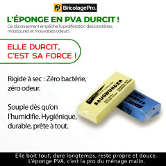 Eponge absorbante en PVA bloc éponge magique absorbe les liquides